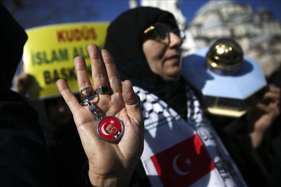 Në mbarë Turqinë organizohen protesta kundër planit të Trumpit për Lindjen e Mesme
