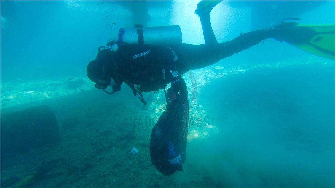 Muğla'da dalgıçlar deniz dibi temizliği yapacak