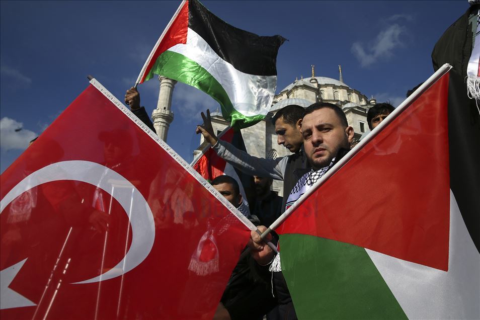 Në mbarë Turqinë organizohen protesta kundër planit të Trumpit për Lindjen e Mesme
