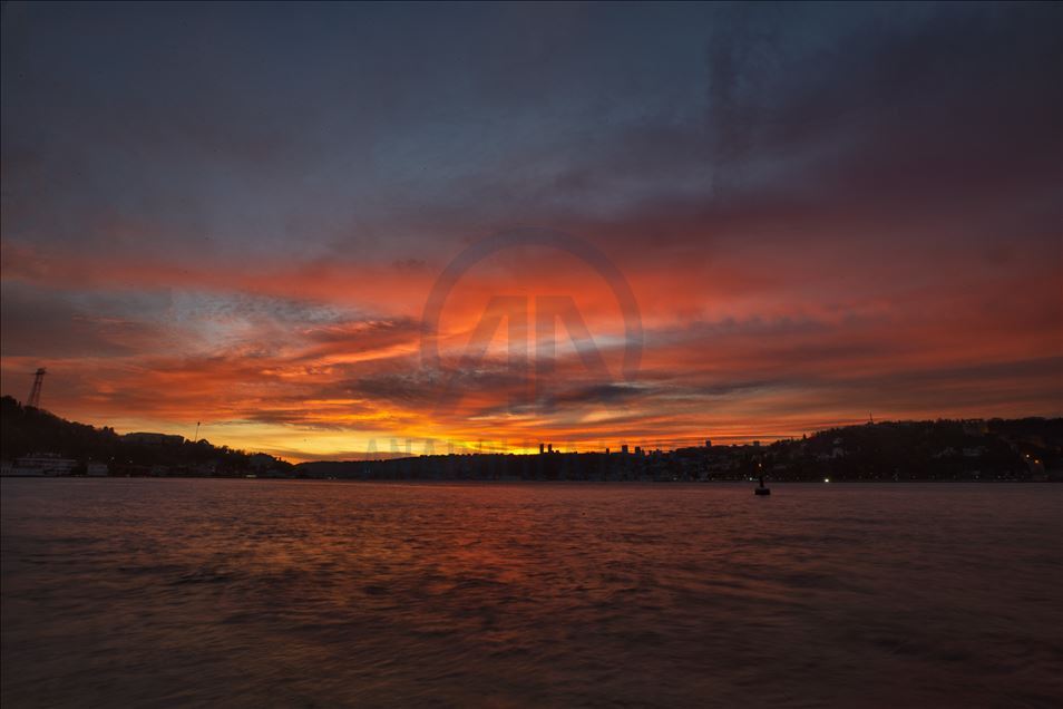 İstanbul'da gün batımı