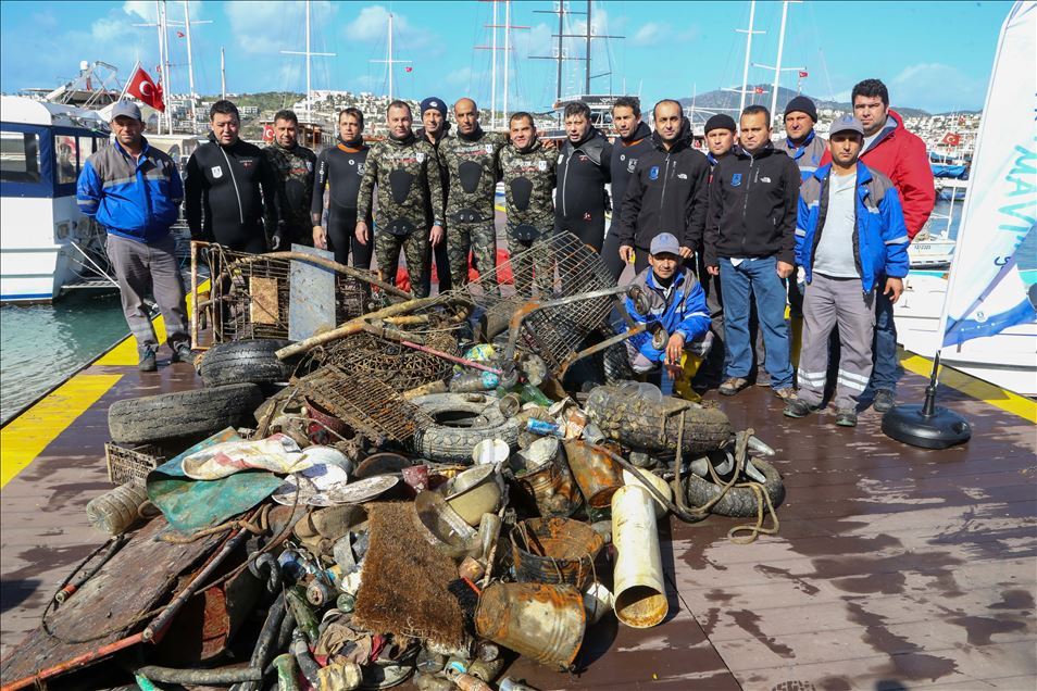 Muğla'da dalgıçlar deniz dibi temizliği yapacak