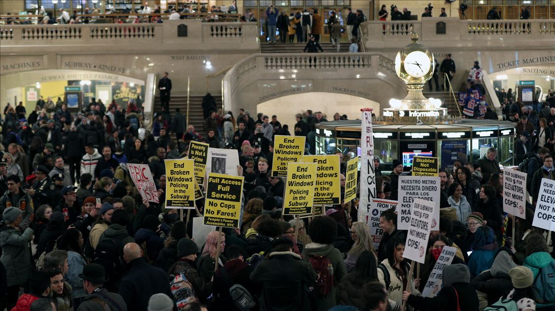 Subway Protest Takes Over Grand Central, Midtown Streets in NYC