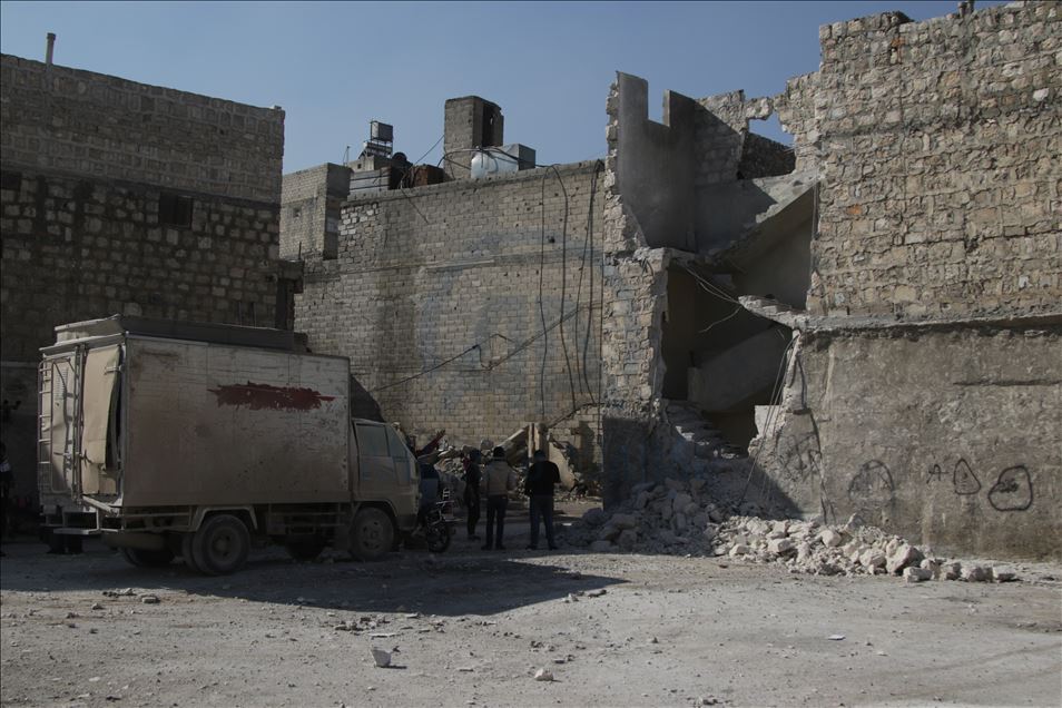 Российская авиация нанесла удар по городу Эль-Баб в Сирии
