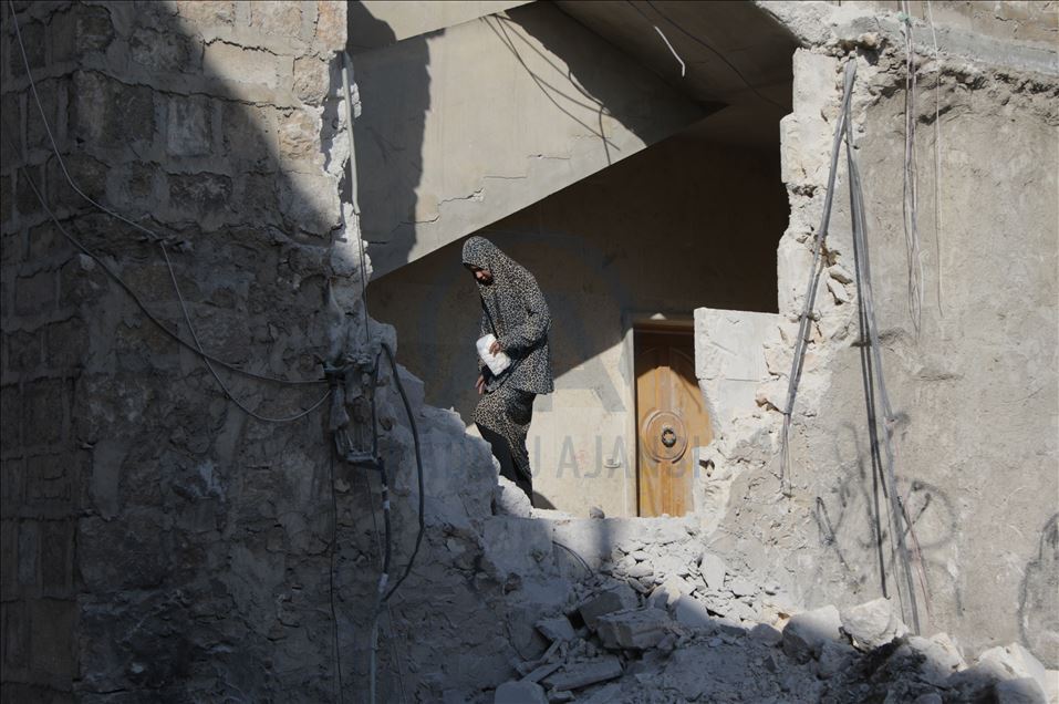 Российская авиация нанесла удар по городу Эль-Баб в Сирии
