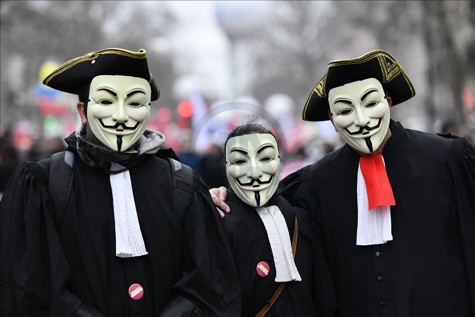 Fransa'da protesto