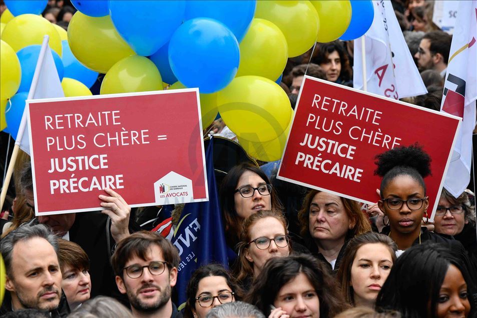 Fransa'da protesto