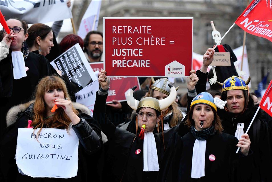 Fransa'da protesto