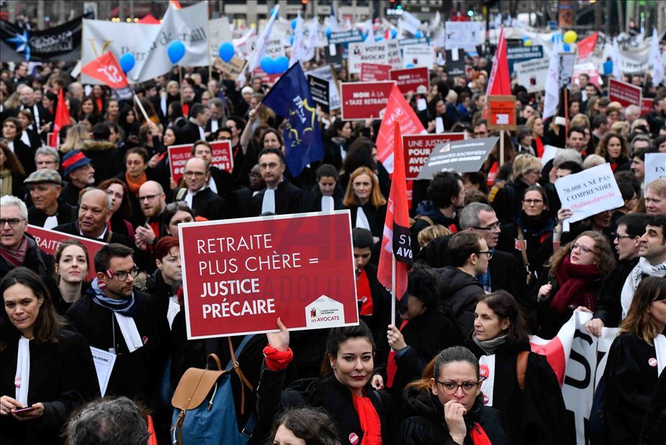 Fransa'da protesto