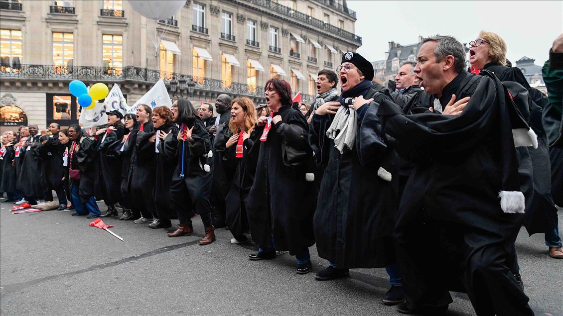 Fransa'da protesto