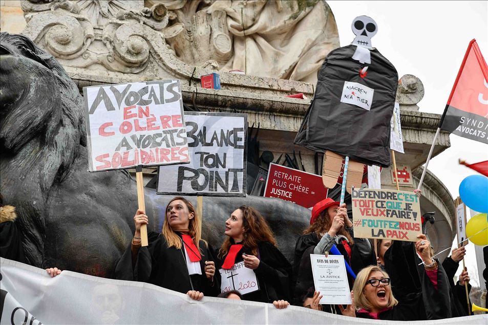 Fransa'da protesto