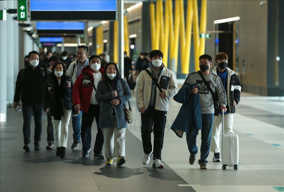 Passengers from Far East countries controlled at Istanbul Airport
