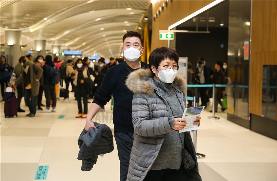 Passengers controlled at Istanbul Airport