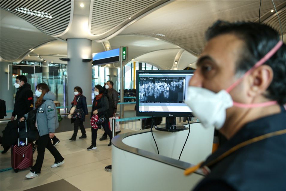 Passengers from Far East countries controlled at Istanbul Airport
