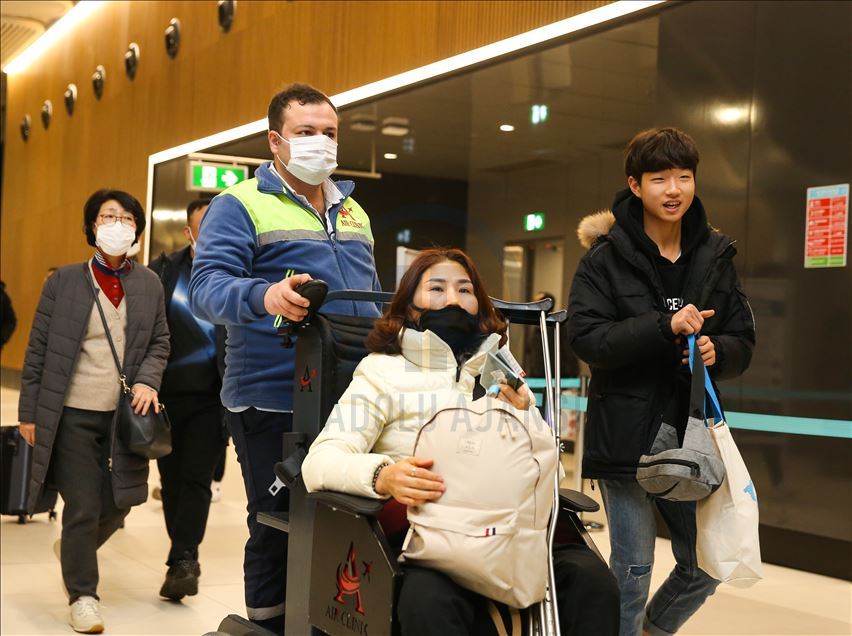 Passengers controlled at Istanbul Airport