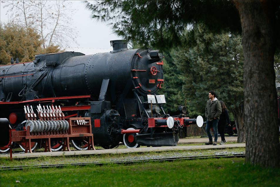 Музей паровозов в Измире
