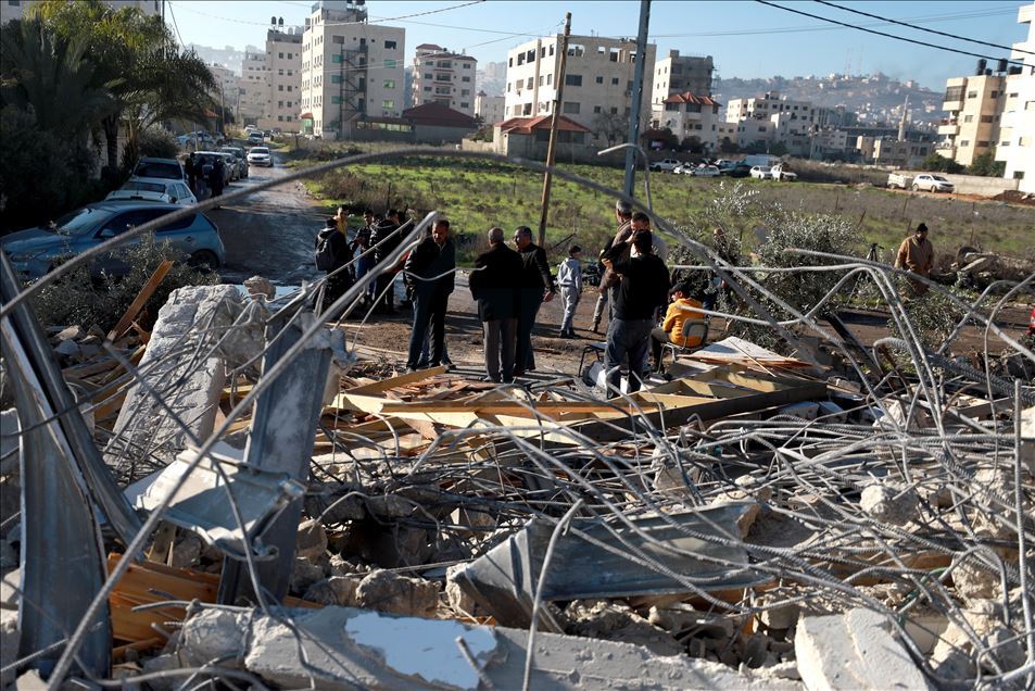 Israel Demolishes Jailed Palestinian's House In West Bank - Anadolu Agency