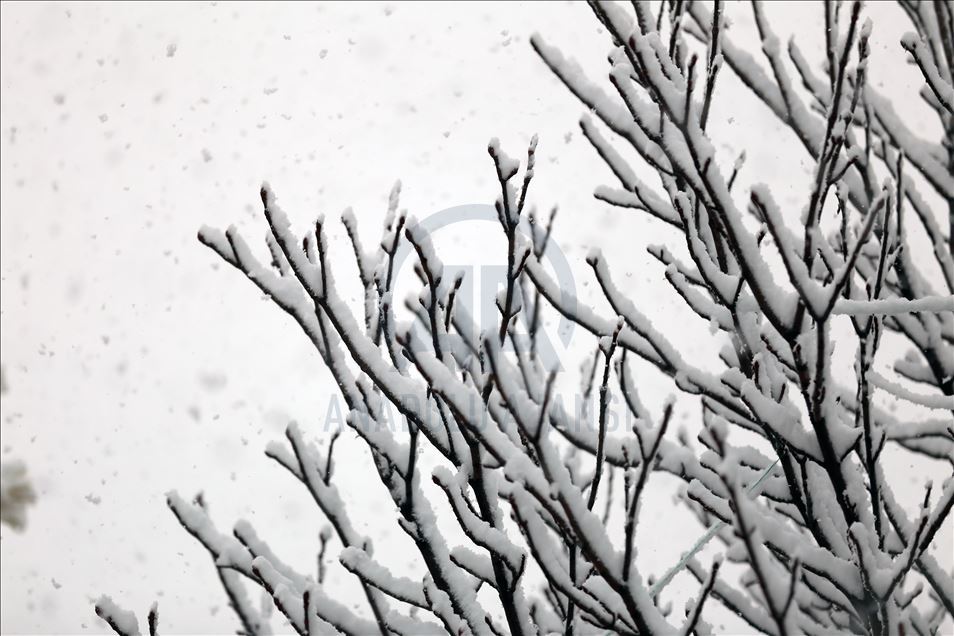 Ankara'da kar yağışı