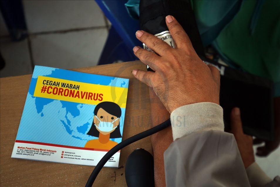 Sosialisi virus korona kepada warga di sekitar pusat observasi WNI, dari Wuha
