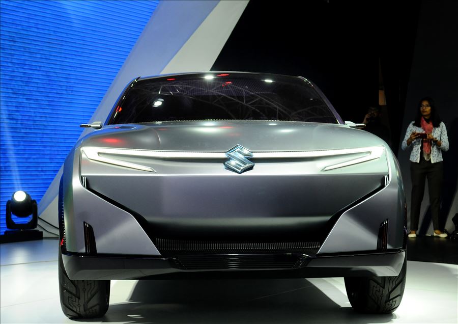 UTTAR PRADESH, INDIA -  FEBRUARY 07 : Maruti Suzuki Showcased Concept Furturo-e at Auto Expo 2020, on February 7, 2020, in Greater Noida, India : Imtiyaz khan