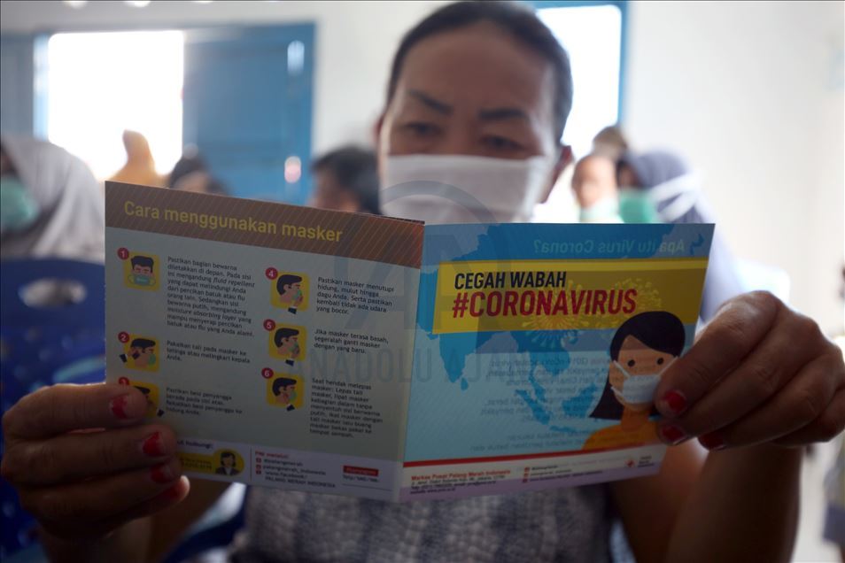 Sosialisi virus korona kepada warga di sekitar pusat observasi WNI, dari Wuha