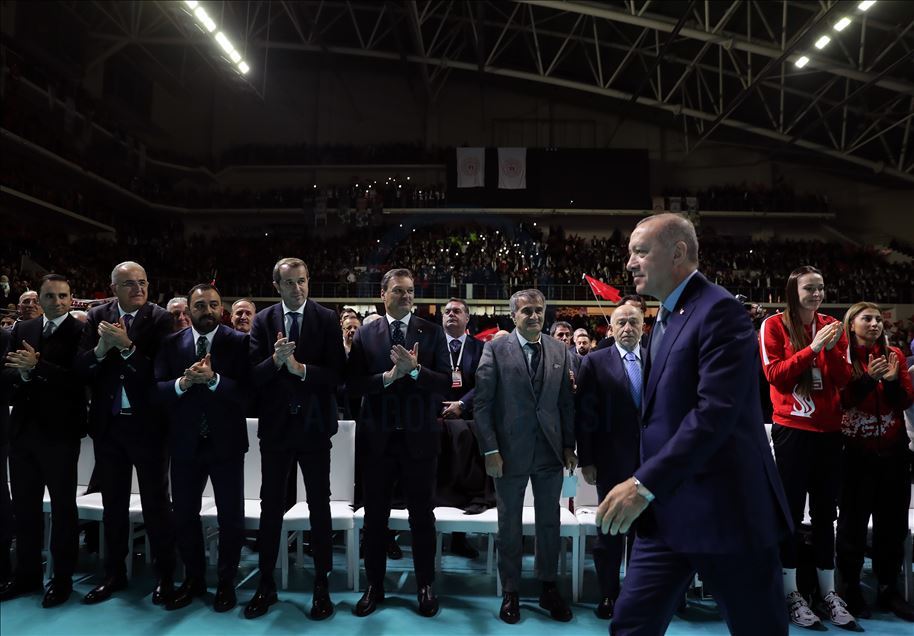 Burhan Felek Atletizm Stadı ve Çalışma Salonları Açılış Töreni