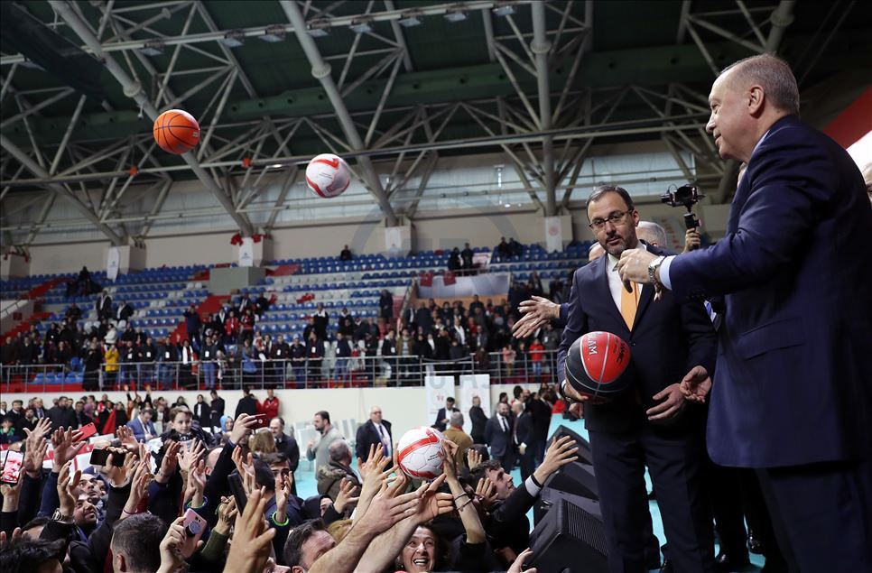 Burhan Felek Atletizm Stadı ve Çalışma Salonları Açılış Töreni