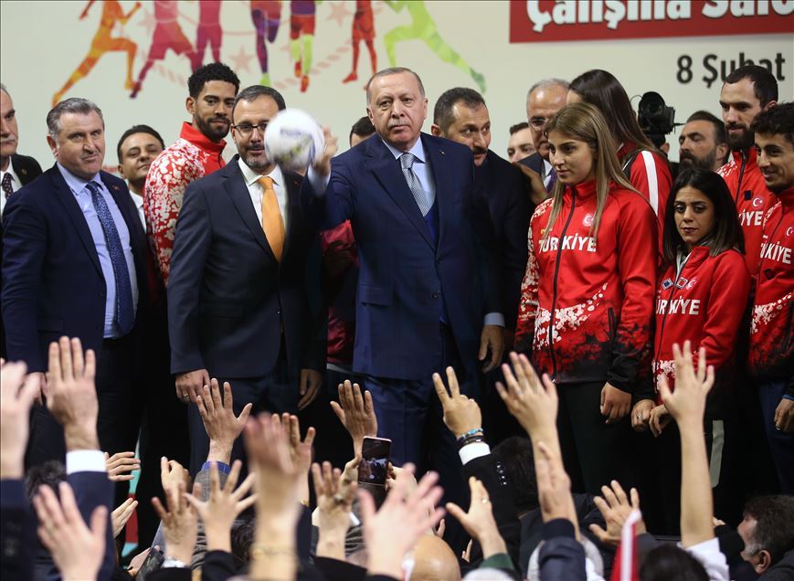 Burhan Felek Atletizm Stadı ve Çalışma Salonları Açılış Töreni