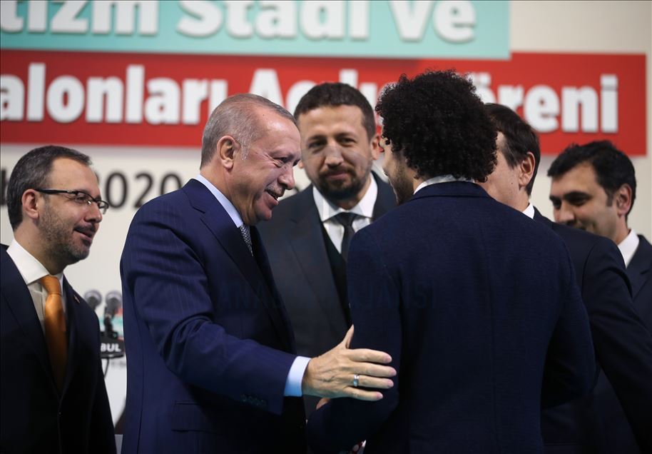 Burhan Felek Atletizm Stadı ve Çalışma Salonları Açılış Töreni