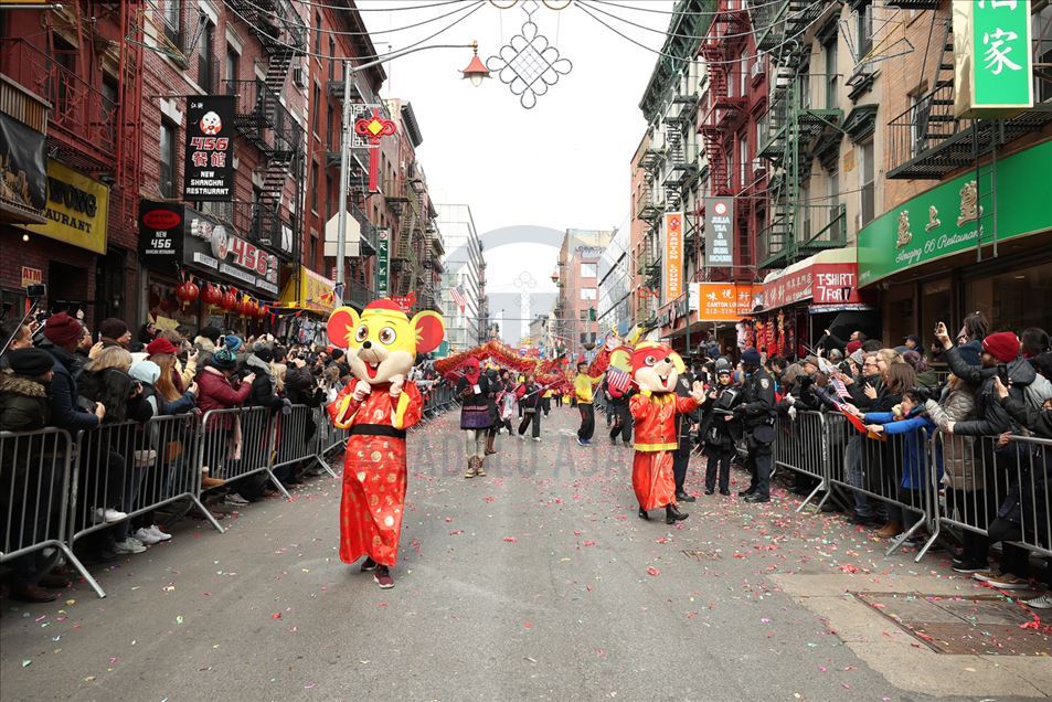 Desfile del Año Nuevo lunar chino en Nueva York Anadolu Ajansı