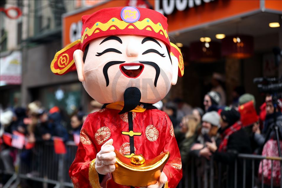 Китайцы в Нью-Йорке празднуют год Крысы
