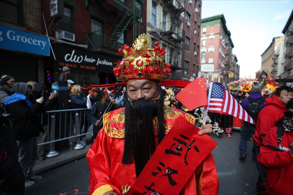 Desfile del Año Nuevo lunar chino en Nueva York Anadolu Ajansı