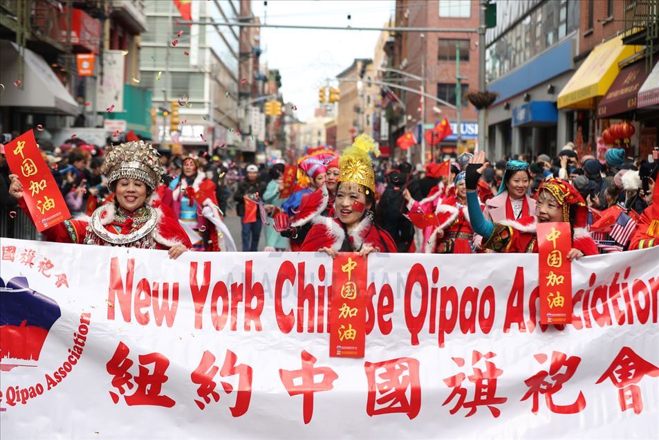 Desfile del Año Nuevo lunar chino en Nueva York Anadolu Ajansı