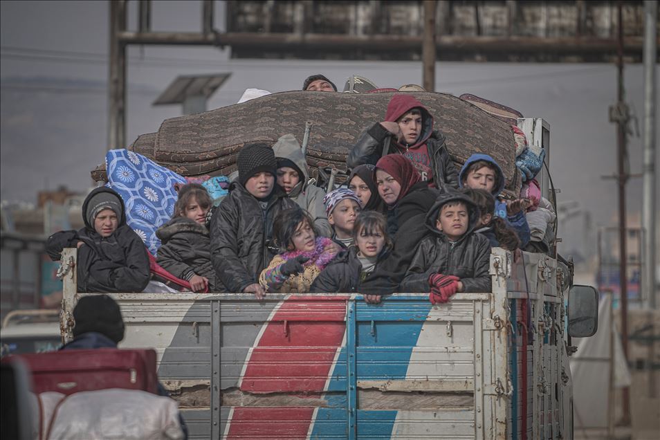 رژیم اسد و روسیه طی 4 روز 27 هزار سوری را آواره کردند