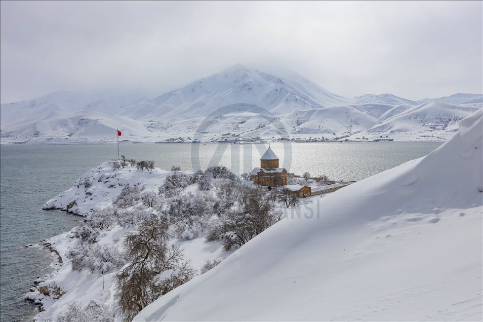 Winter scenery in Turkey's Van
