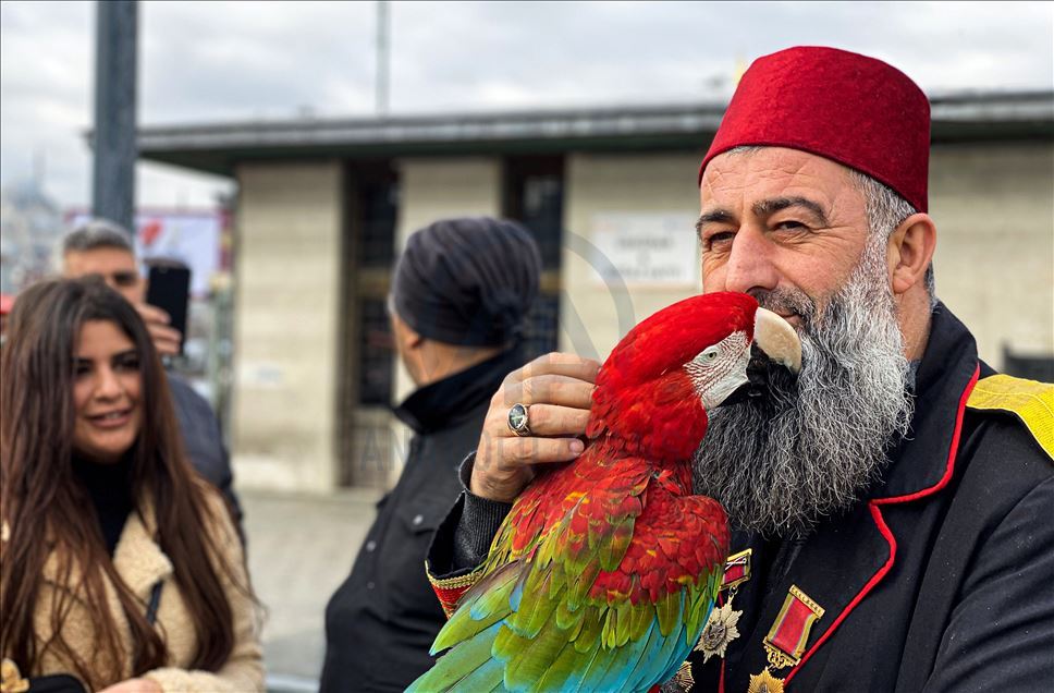 Gürcistan'da el konulan papağanı "Paşa"sına 162 gün sonra kavuştu