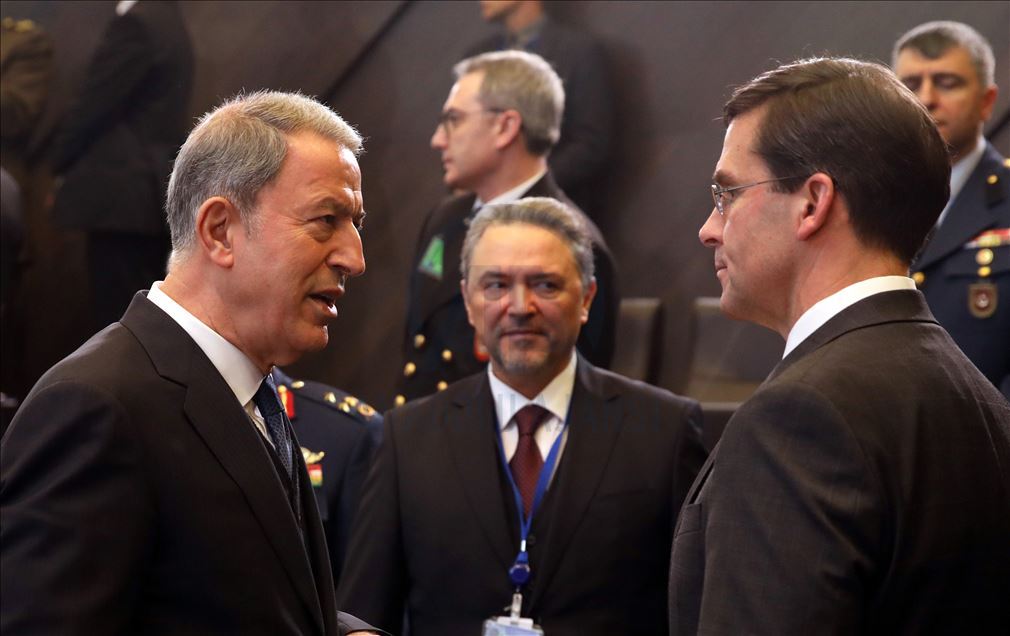 Milli Savunma Bakanı Hulusi Akar, NATO Karargahı'nda