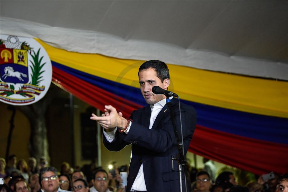 Discurso del líder de la oposición venezolana, Juan Guaidó, a su llegada a su país