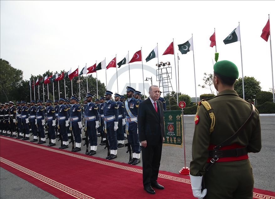 Cumhurbaşkanı Erdoğan Pakistan'da