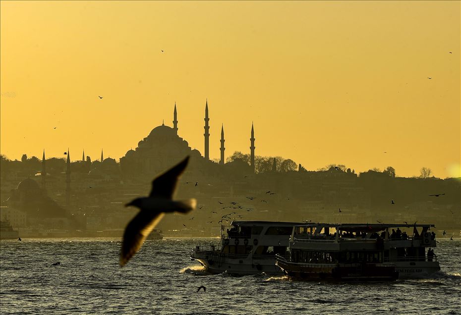 Sunset in Istanbul