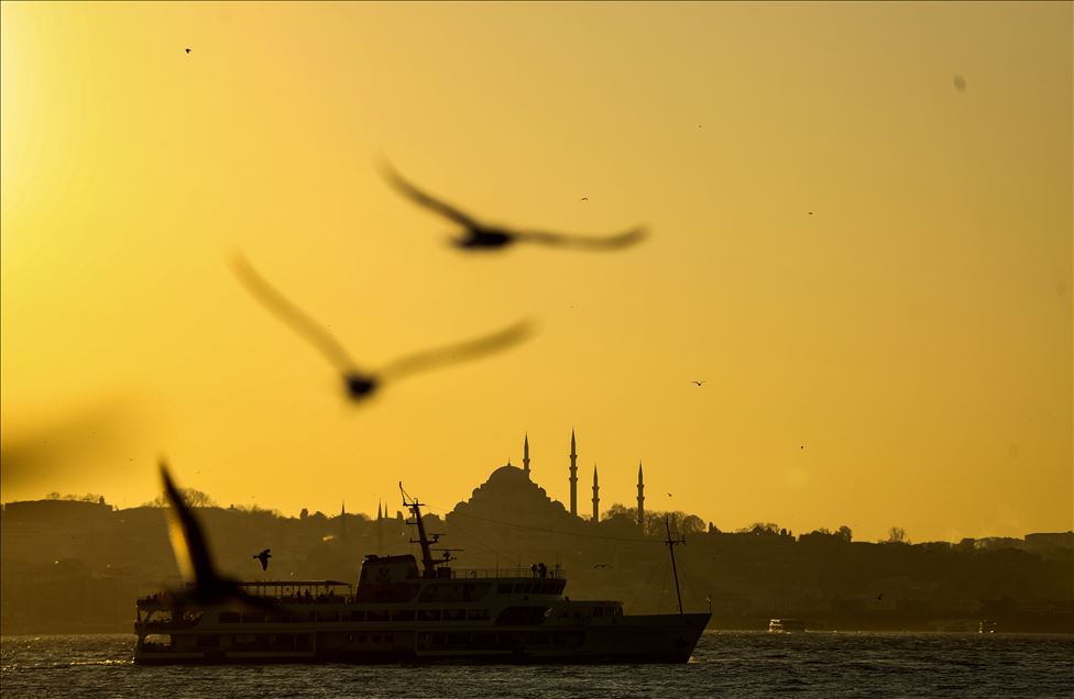 Sunset in Istanbul