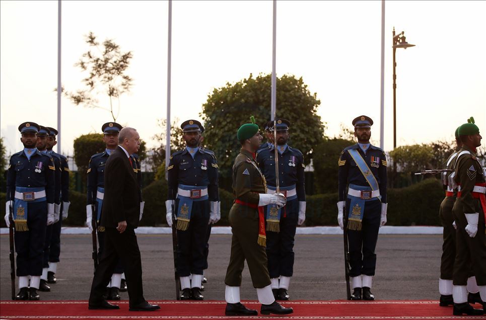 Cumhurbaşkanı Erdoğan Pakistan'da