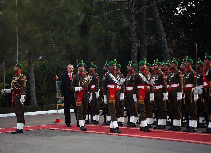 President of Turkey Recep Tayyip Erdogan in Islamabad
