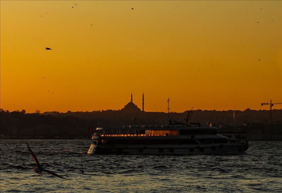 Sunset in Istanbul