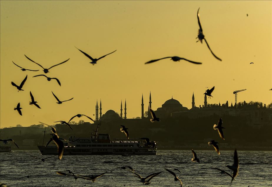 Sunset in Istanbul