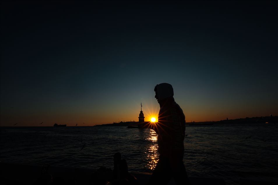 Sunset in Istanbul