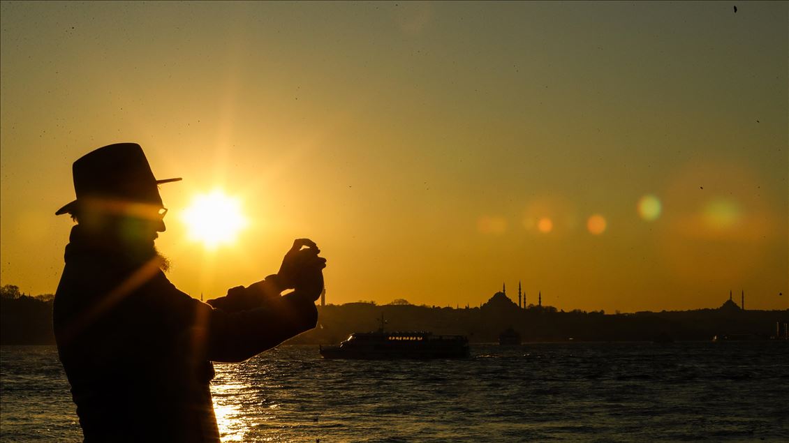 Sunset in Istanbul