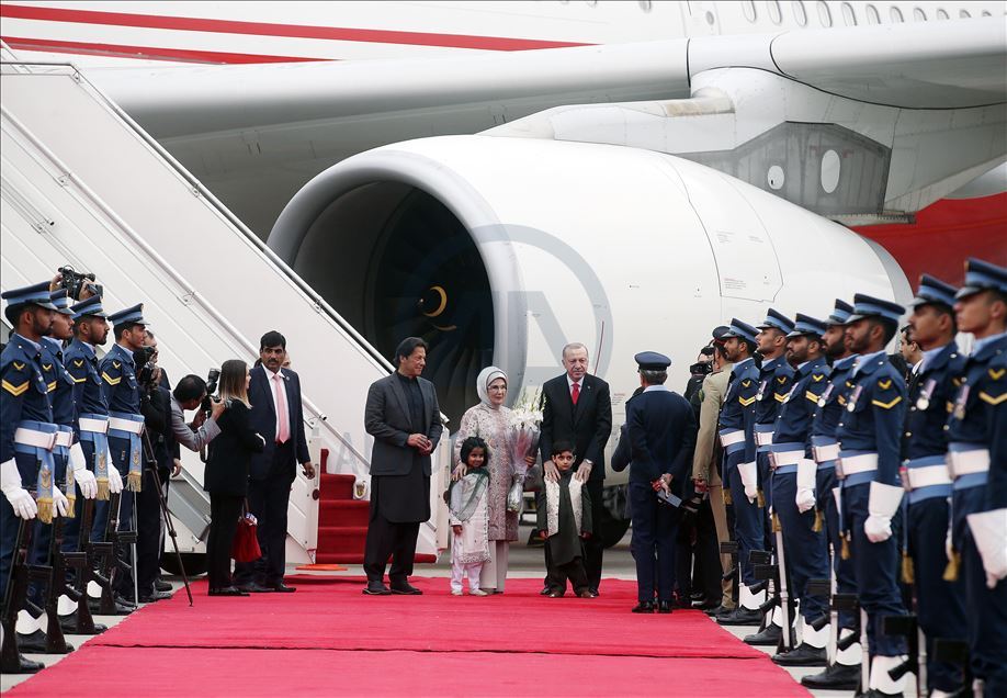 Cumhurbaşkanı Erdoğan Pakistan'da