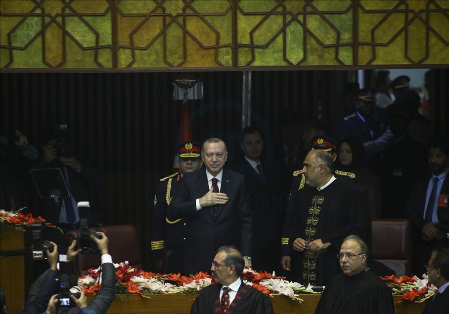 President of Turkey Recep Tayyip Erdogan in Islamabad