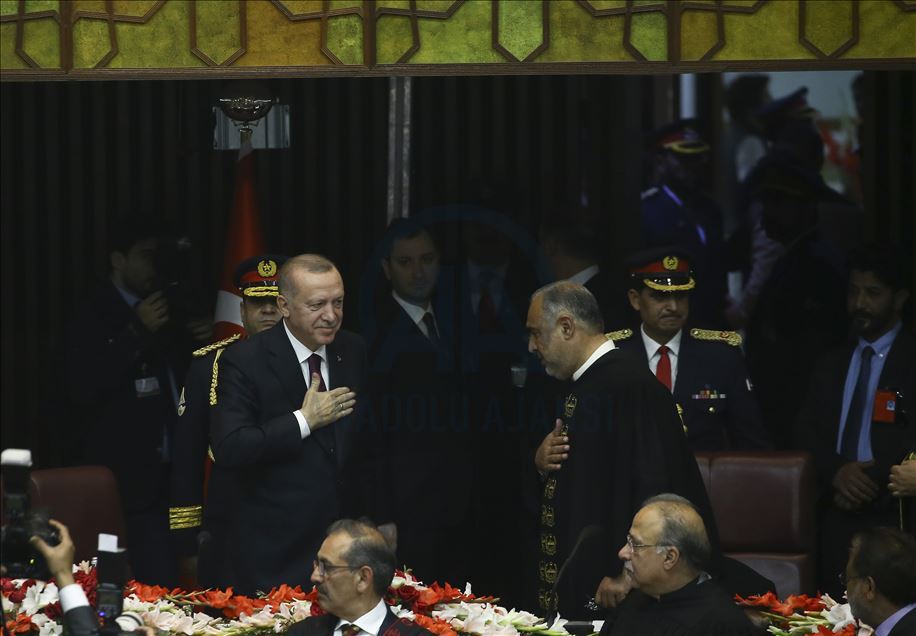 President of Turkey Recep Tayyip Erdogan in Islamabad