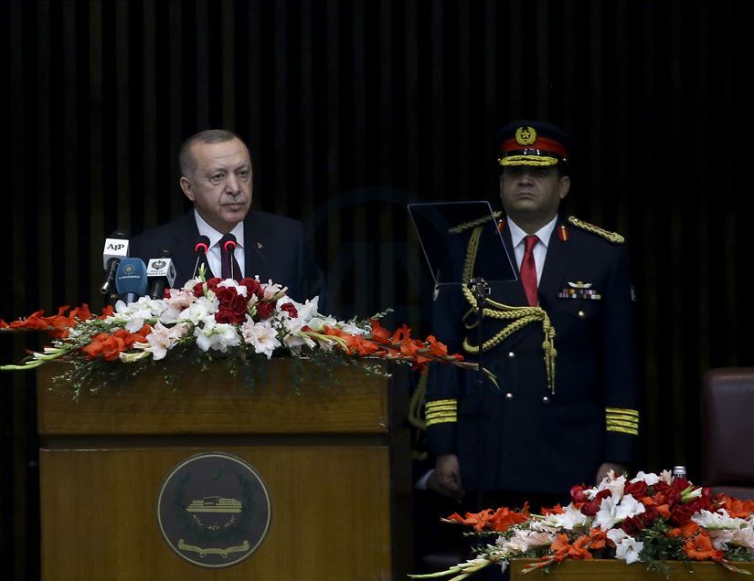 President of Turkey Recep Tayyip Erdogan in Islamabad